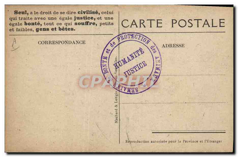 Un travailleur conscient — message anti-exploitation — éditeur Machard & Longis — Verso