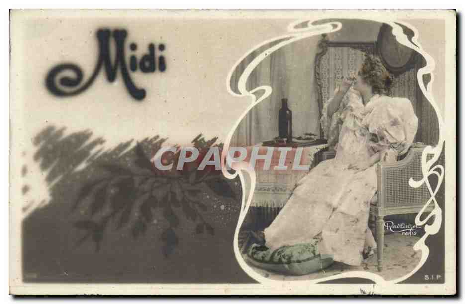 CPA Fantaisie Femme Midi 