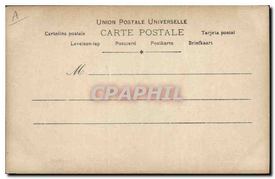 CPA Fantaisie Femme Midi  — Verso
