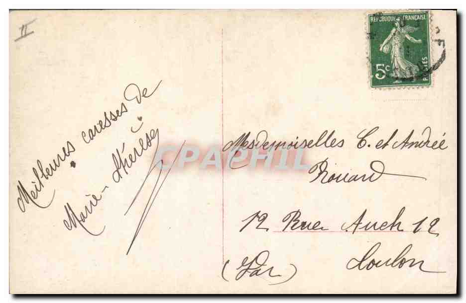 Zwei Kinder — Neujahr 1912 — CPAPHIL Nr. 2983 — Rückseite