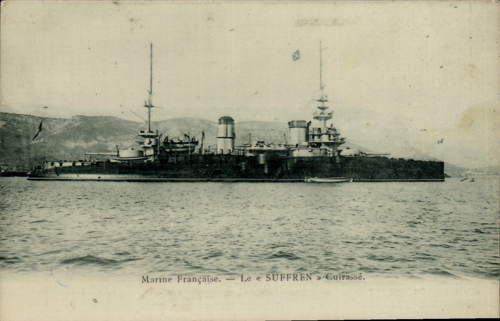 CPA Bateau de Guerre Le Suffren Cuirasse 