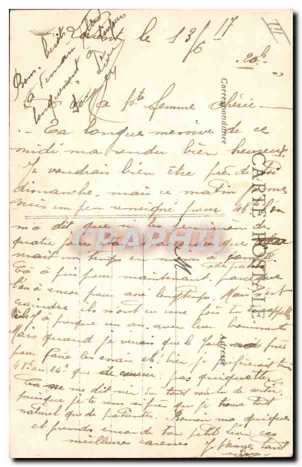 Cuirassé Suffren — Marine Militaire Française — Collection Waron, St-Brieuc — Verso
