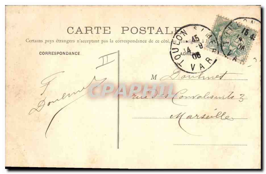 Toulon — Le Saint-Louis — Edition Galeries Modernes, Toulon — Verso