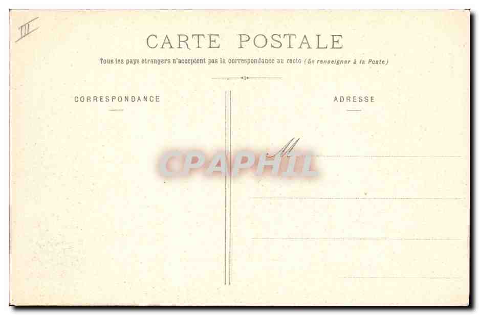 CPA Bateau de Guerre Brest Caserne de depot Le Suffren  — Verso