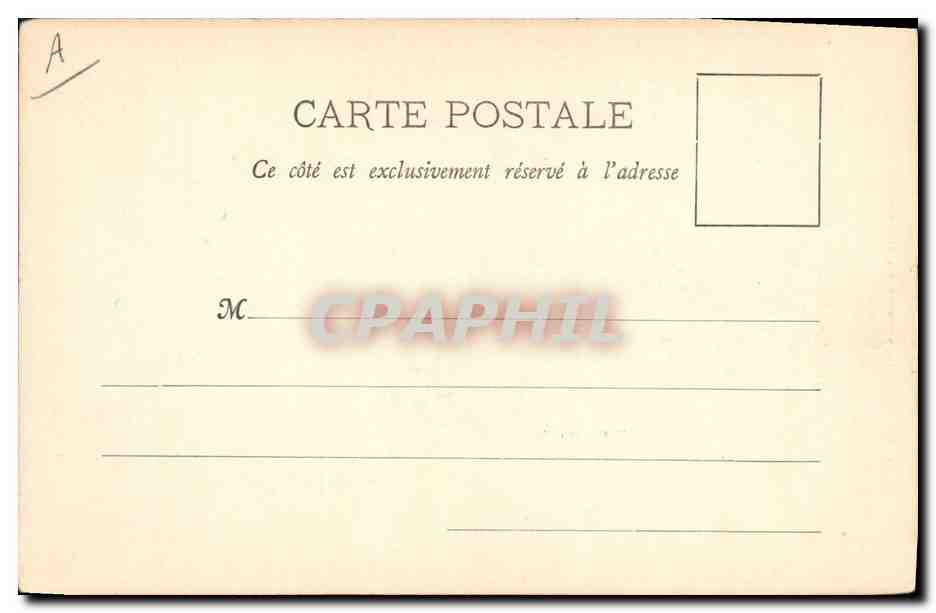CPA Bateau de Guerre Suchet  — Verso