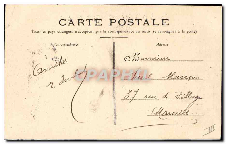 Suffren — Cuirassé de 1 rang — Marine Française, n° 363 — Verso