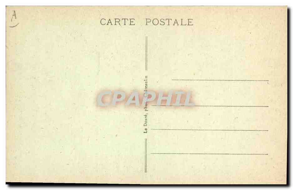 CPA Folklore Bretagne Nos ancetres Costume de ceremonie des beaux Bragou Braz de Cornouaille  — Verso