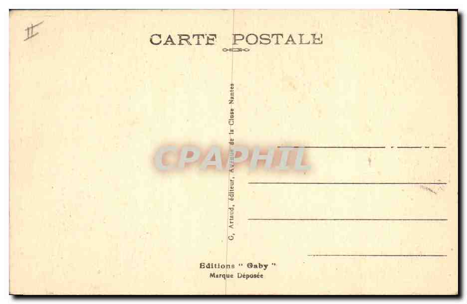 CPA Folklore Coiffes de Rosporden et de Pluvigner  — Verso