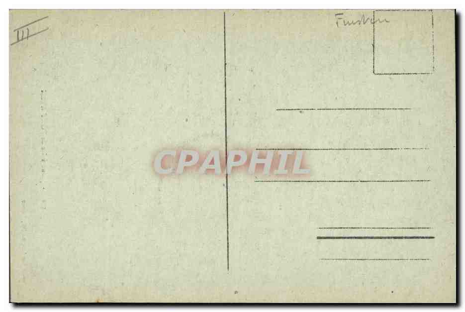 CPA Folklore Jeune fille de Pont Aven  — Verso