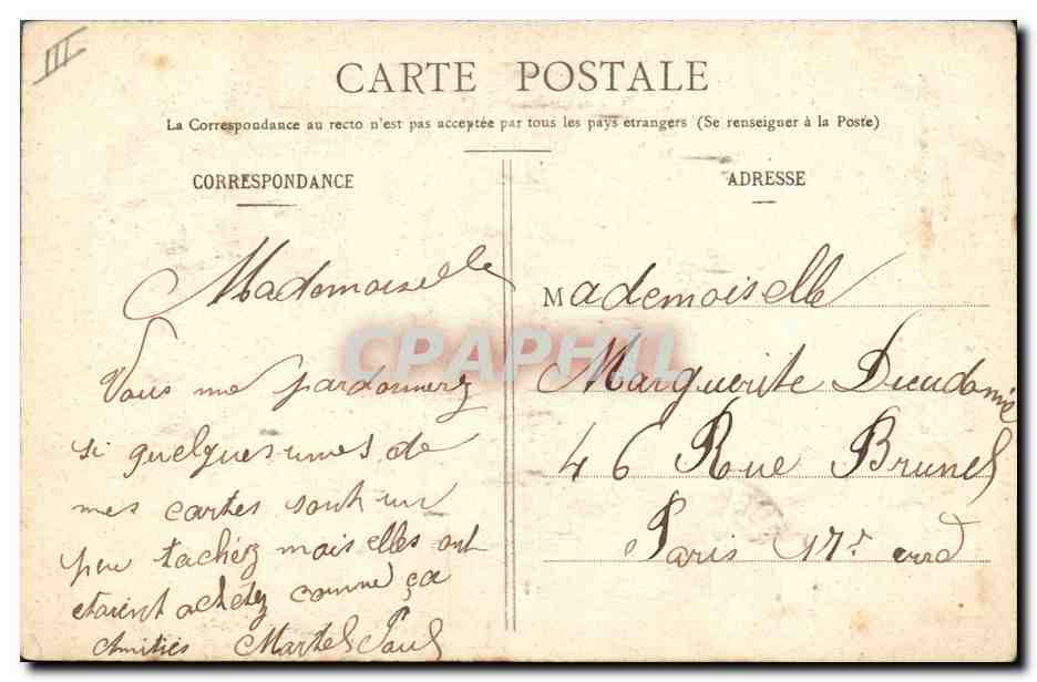 CPA Folklore Costumes du Finistere Entre Morlaix et Quimper Un julot en herbe  — Verso