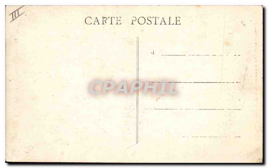 CPA Folklore Femme des environs de Concarneau  — Verso