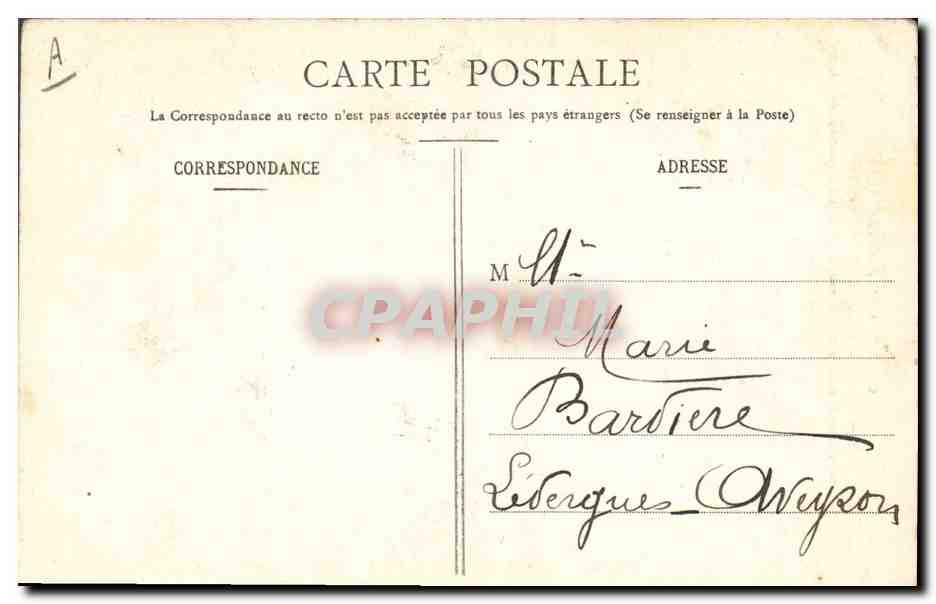 CPA Folklore Costumes du Finistere Entre Morlaix et Quimper Un julot en herbe  — Verso