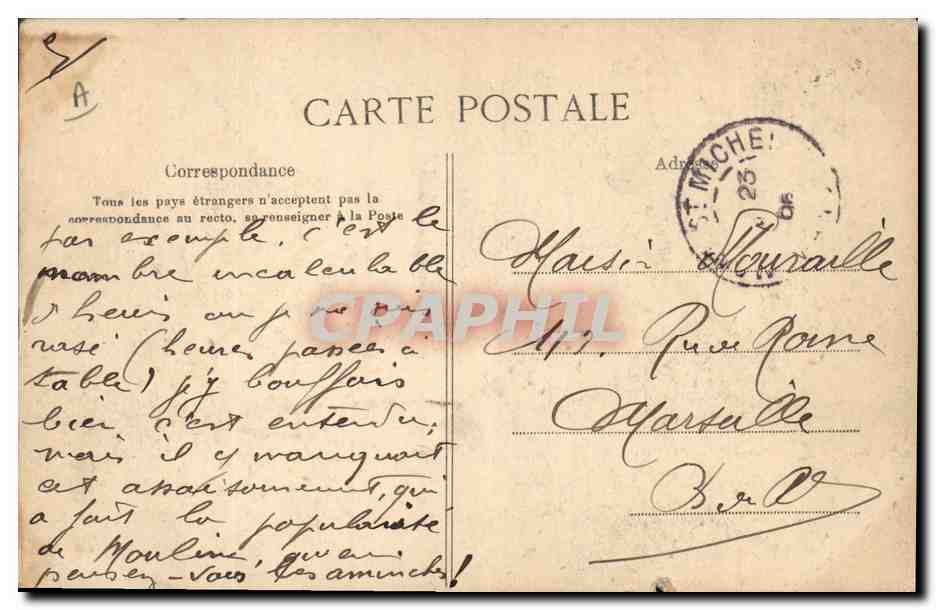 CPA Folklore Jeune Breton  — Verso