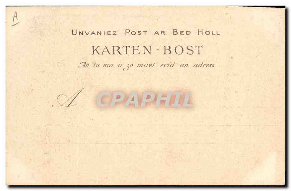 CPA Folklore Morlaisienne  — Verso