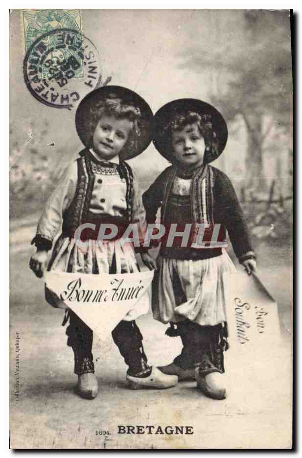 CPA Folklore Bretagne 