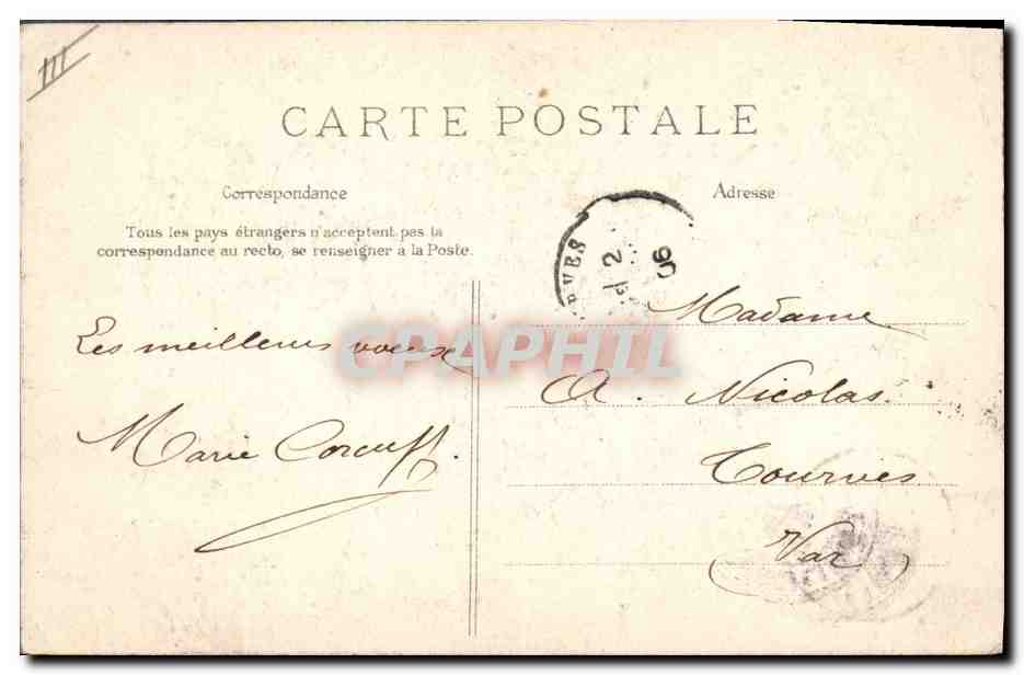 CPA Folklore Bretagne  — Verso