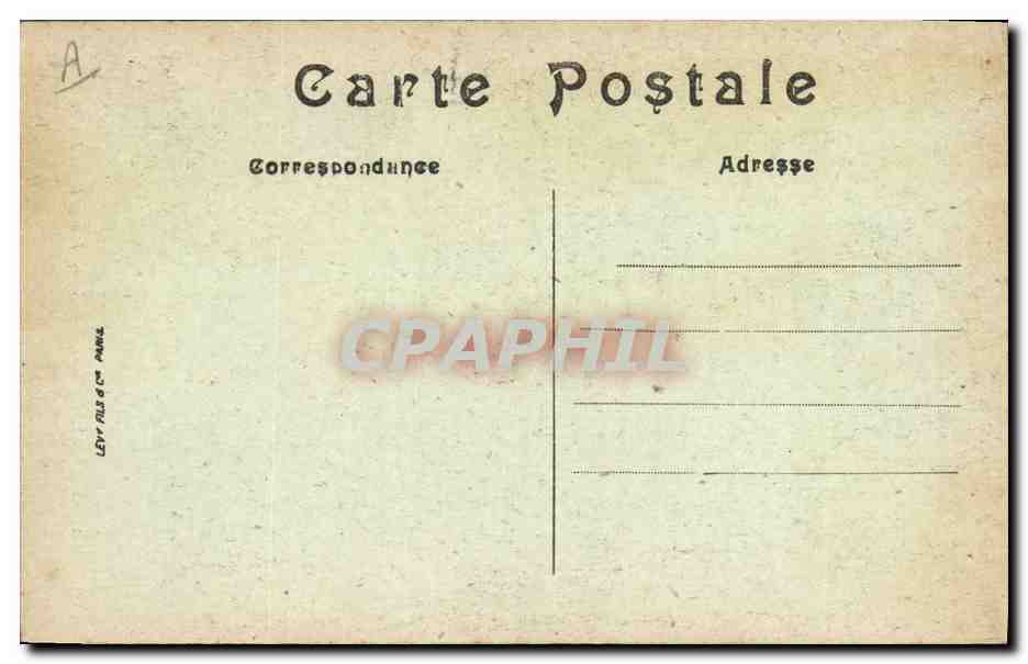 CPA Folklore Jeunes Bigoudennes  — Verso