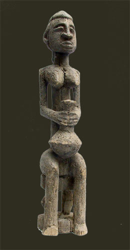 STAtUE DOGON MAlI Debut 20eme siecle RaRe (Africa Dogon statue early 20th century Afrique)