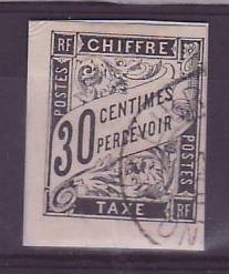 Timbre Taxe Colonies Colonies Generales 30c Gabon Libreville