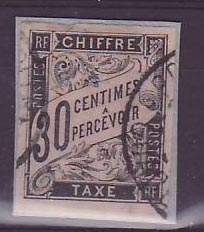 Timbre Taxe Colonies Colonies Generales 30c Guadeloupe Pointe a Pitre