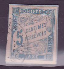 Timbre Taxe Colonies Colonies Generales 5c Libreville Congo