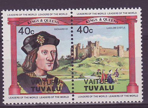 Vaitupi Tuvalu 40c Richard III Ludlow Castle ** Luxe 