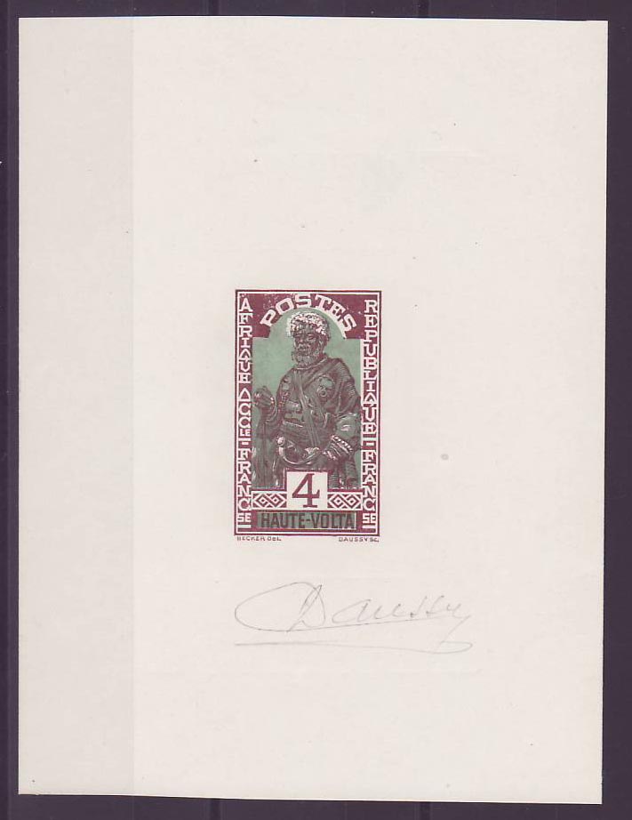 Haute-Volta 45 Epreuve de luxe Signee 