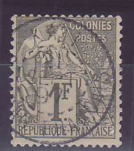 Soudan Colonies Generales 1F Oblitéré Kati SUP