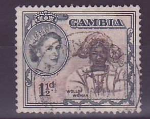 Gambie Gambia Cancelled Bansang 1 1/2d 