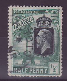 Gambie Gambia Cancelled Fattoto 1/2d Elephant