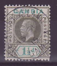 Gambie Gambia Cancelled Macarthy Island 1 1/2d