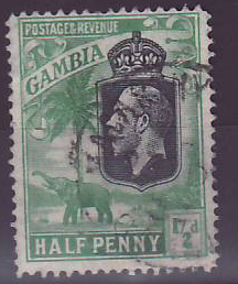 Gambie Gambia Cancelled Macarthy Island 1/2d Elephant