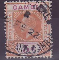 Gambie Gambia Cancelled Macarthy Island 5d Registered Cancel