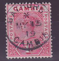 Gambie Gambia Cancelled Bathurst 1p Victoria