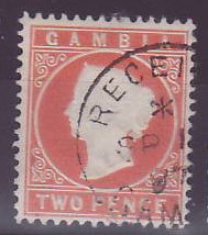Gambie Gambia Cancelled Gambia Received 2p Cameo 
