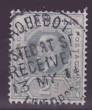 Gambie Gambia Cancelled Paquebot Posted at sea received Liverpool 2 d George V  Posted on steamer