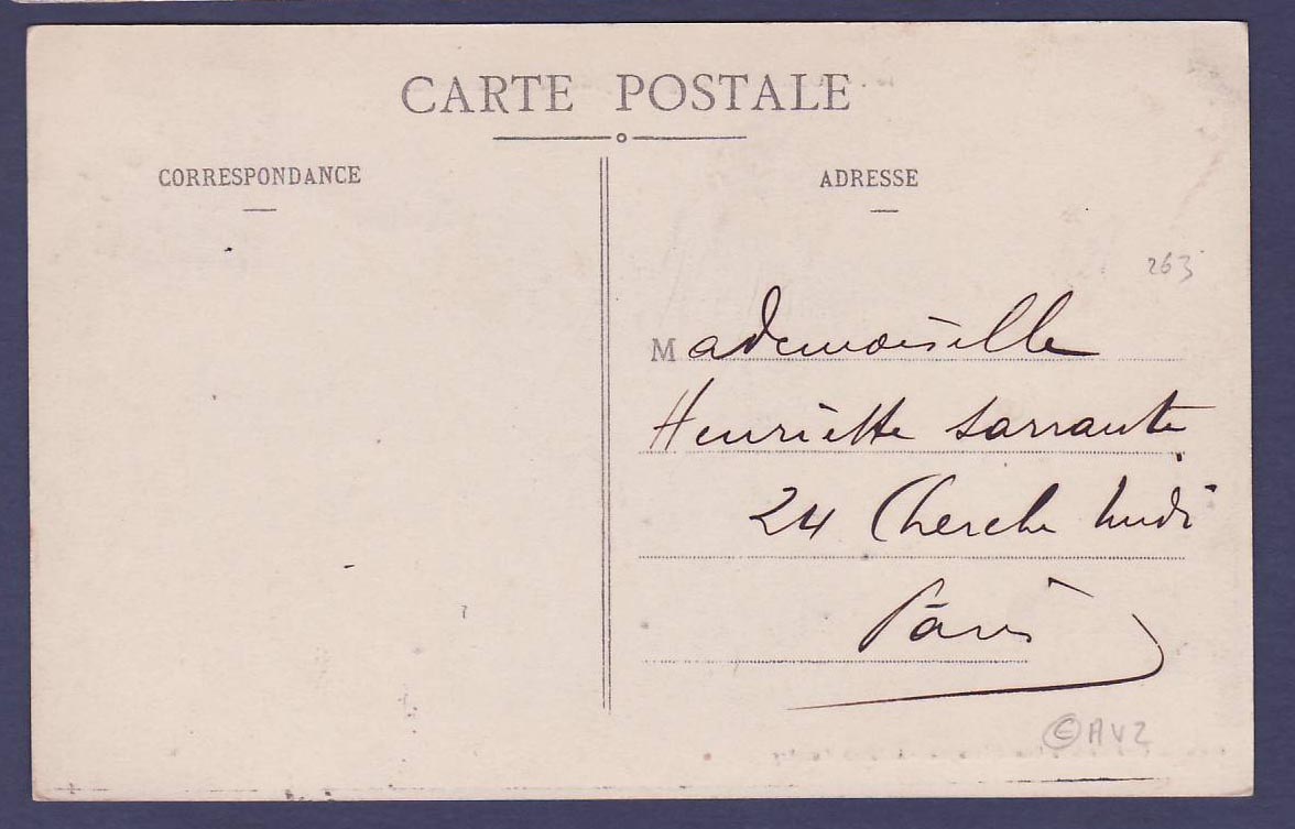 Guinee Carte Postale avec Berger Pulas surchargé et Rare cachet Calles Francaises 21 5 13  carte Conakry La grande jetee — Verso