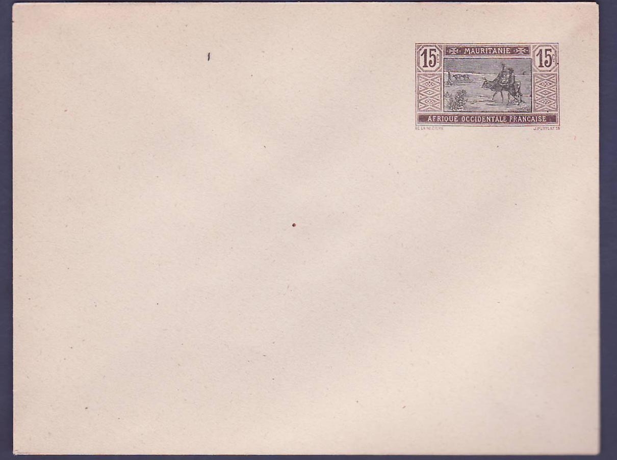 Mauritanie Entier Postal Chamelier 15c Neuf Rare