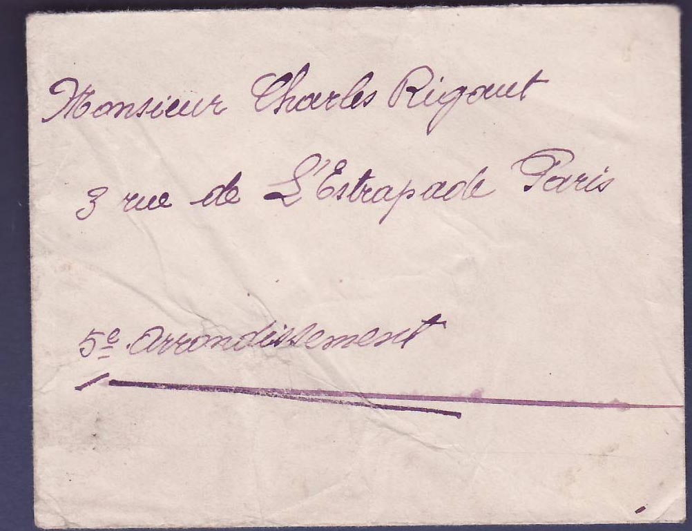 Soudan Lettre aff 10 + 40 c Chamelier 1928