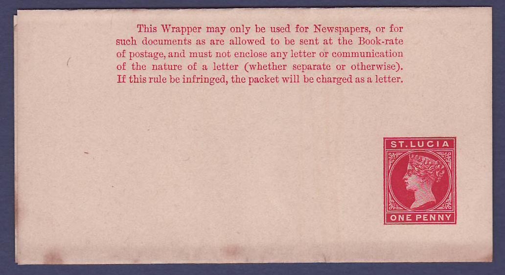 Postal Stationary  Dominica 1/2p Mint