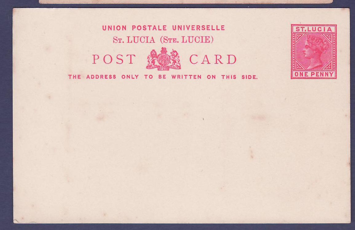 Postal Stationary  Dominica 1 p Mint