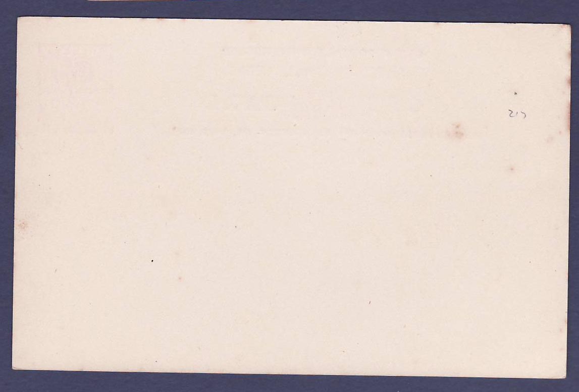 Postal Stationary  Dominica 1 p Mint — Rückseite