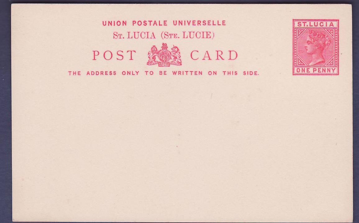 Postal Stationary  Dominica 1 p Mint