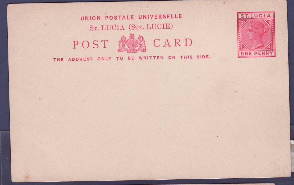 Postal Stationary  Dominica 1 p Mint