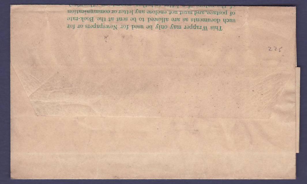 Postal Stationary Wrapper ST Lucia 1/2p Mint — Rückseite
