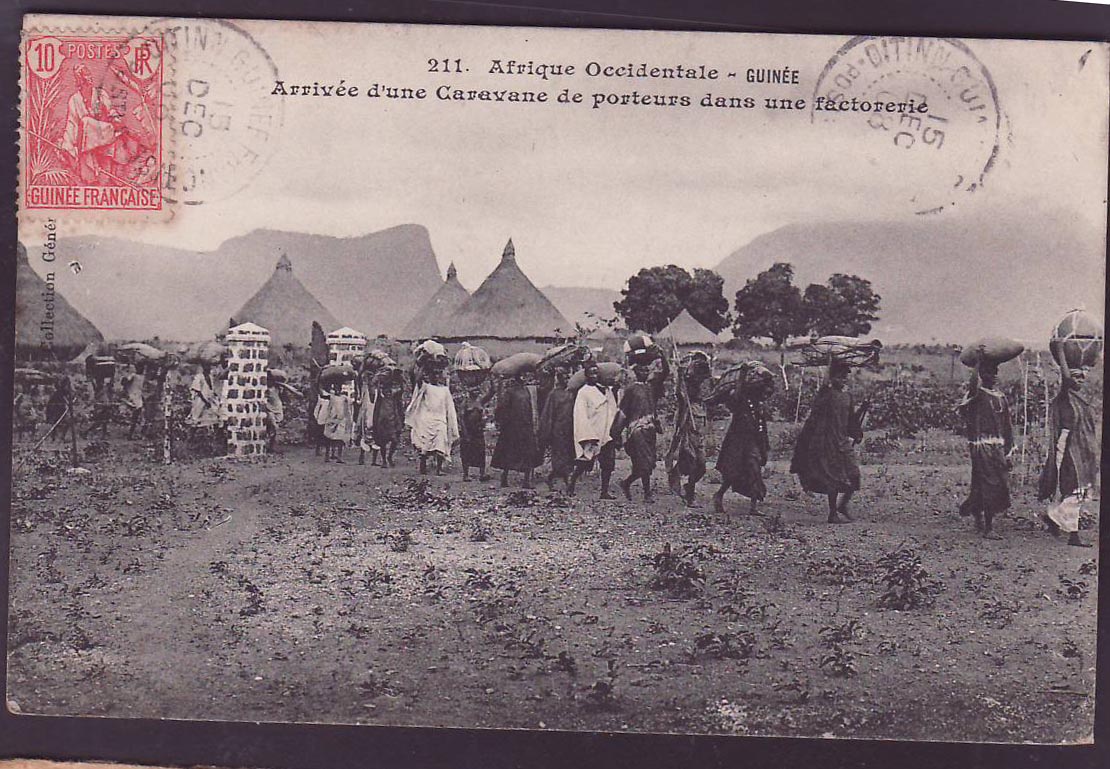 Guinee Berger Pulas avec rare cachet DITINN 08