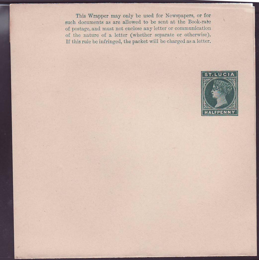 St Lucia Lucie 1/2p mint wrapper