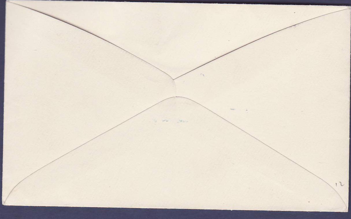 Gambie Gambia Cover with EII 1 1/2d value with PAQUET cancel Bathurst 4 JA 56 to Liverpool  England — Rückseite