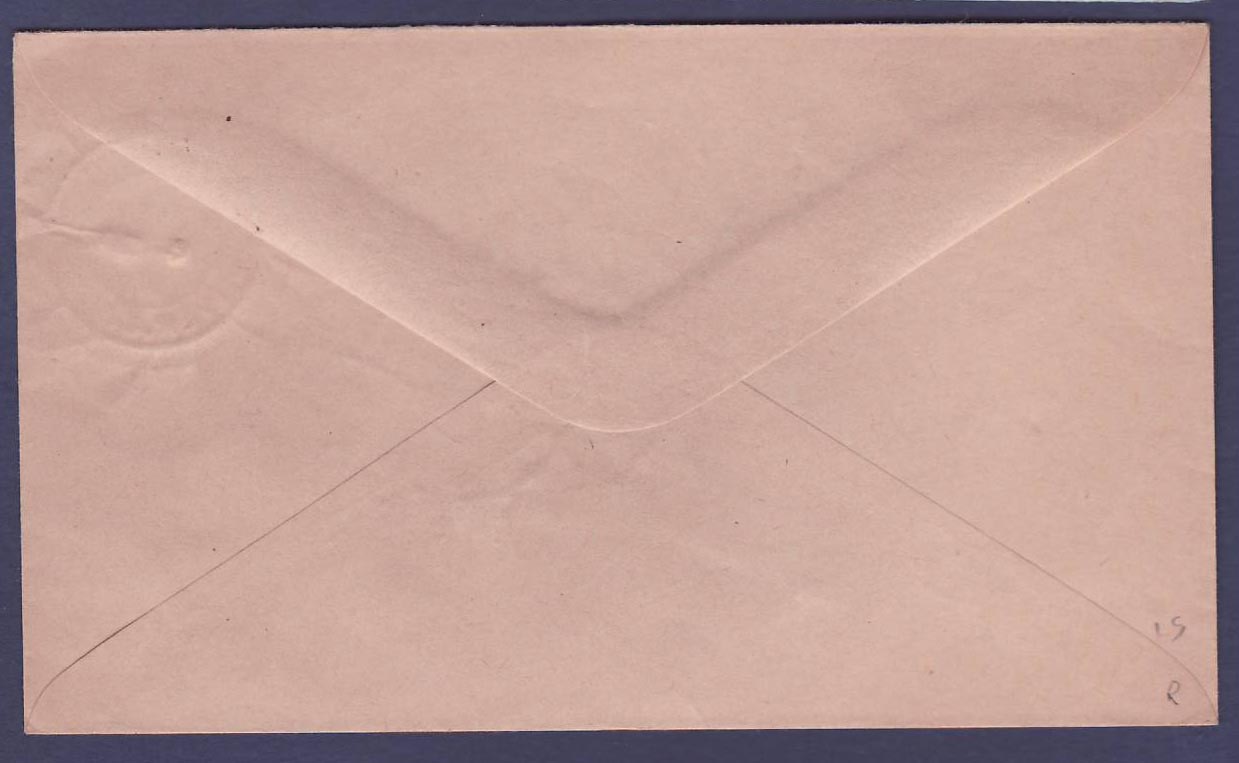 Gambie Gambia TPO #2 canc dated 4 SP 55 to Bathurst  Rare — Rückseite