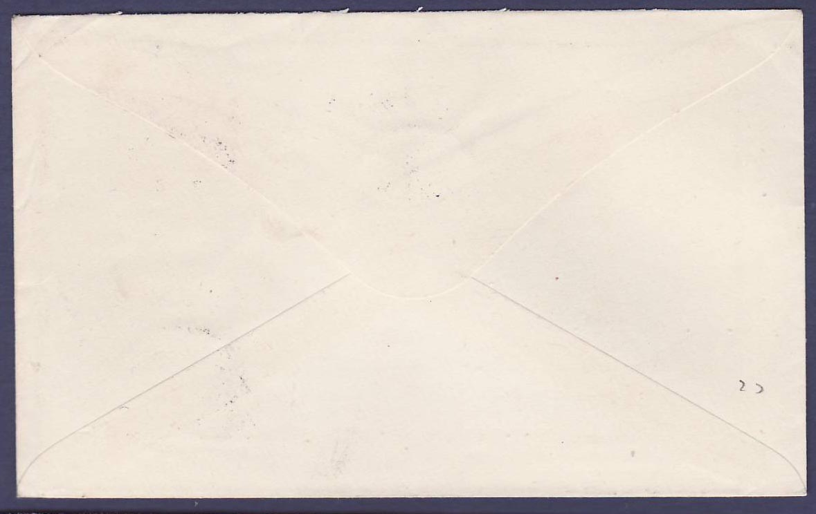 Gambie Gambia Cover franked with 3 Elephant values can Mansa Konko (small office) dated 50 to Casleton  Rochdale  Englan — Rückseite